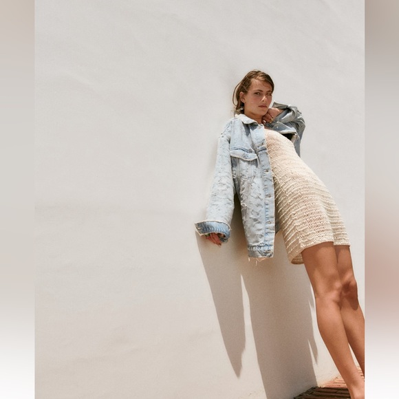 ✨SALE✨ ZARA OVERSIZED DENIM JACKET ✨SALE✨ - Picture 6 of 14